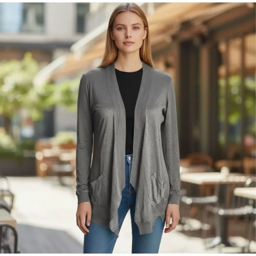 ✨Eileen Fisher Silk Cotton Blend Brown Sz XS Cardigan✨